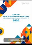 Analysis Of The Results Of The 2020 Data Needs Survey For The Province Of The Bangka Belitung Islands